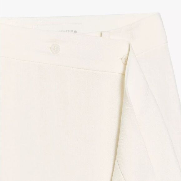 ZARA ASYMMETRIC LINEN SKIRT ZW COLLECTION - Picture 5 of 13